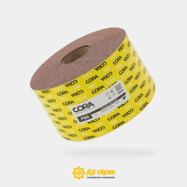 سنباده رول J اکسید آلومینیوم کورا عرض 15 سانتی متر